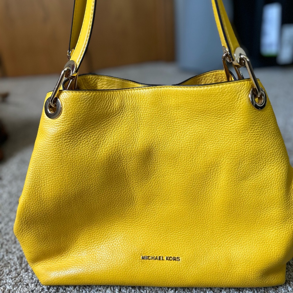 Michael Kors Yellow Handbag